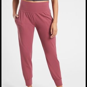 Pink athletic joggers